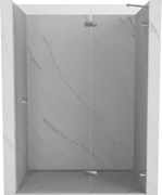 Mexen Lunar porta doccia ad anta destra 130 cm, trasparente, cromo - 834-130-000-01-00-P