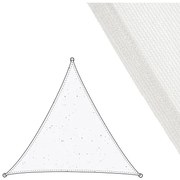 Vele parasole Tenda 3 x 3 m Bianco Polietilene 300 x 300 x 0,5 cm