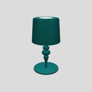 Lampada Da Scrivania Contemporanea Eva In Plastica Verde Alluminio 4 Luci