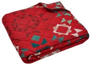 Copriletto rosso con rivestimento trapuntato 220x230 cm Patchwork – Catherine Lansfield