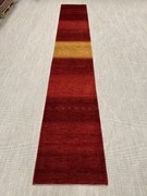 Loribaft Tappeto 540x90 Rosso (Iran) Annodato A Mano