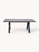 Tavolo allungabile effetto cemento Apex, 200-250 x 100 cm