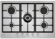 Moderna CHG74WTX. Colore del prodotto: Acciaio inox, Posizionamento dell'apparecchio: Da incasso, Dimensione della larghezza del piano cottura: 74.5