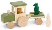 Trixie Trattore in legno con pianale