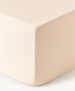 Lenzuolo con angoli boxspring in raso di cotone Premium