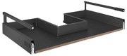 Cassetto sottolavello senza frontale DELINIA con taglio per sifone L 90 x P 58 cm nero