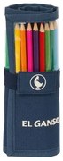 Astuccio Scuola El Ganso Classic Blu Marino 7 x 20 x 7 cm 27 Pezzi