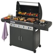 1PZ BARBECUE DUALGAS 4 SERIES CLASSIC LS PLUS DARK cm. 160x60x116 h