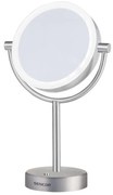 Sencor - Specchio cosmetico con retroilluminazione a LED LED/5W/230V acciaio inossidabile