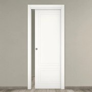 Porta tamburata scorrevole Nobel bianco L 70 x H 210 cm reversibile
