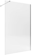 Walk-in single L 110 x H 200 cm, vetro 8 mm vetro senza finitura / trasparente cromo