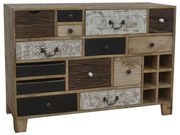 Cassettiera DKD Home Decor 114 x 39 x 80 cm Metallo Coloniale Legno di mango