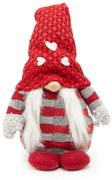 Gnomo di Natale 35cm cappello di colore Rosso Wisdom