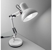 Ideal Lux - Lampada da tavolo 1xE27/40W/230V bianco
