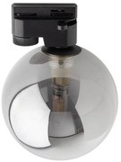 Plafoniera per sistema a binario TRACER 1xG9/8W/230V nero/fumé nero