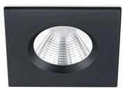 Illuminazione da incasso zagros led  quadrato  dimmerabile nero 650...