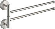 Mexen appendino doppio girevole per asciugamani, cromo - 7039242-00