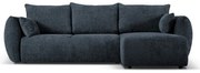 Divano angolare blu scuro (angolo destro) Matera - Cosmopolitan Design