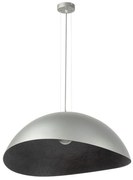 Lampadario a cavo SOLARIS 1xE27/60W/230V argento/nero