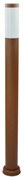 Paletto da Giardino 100cm CORTEN IK06 IP54 base E27