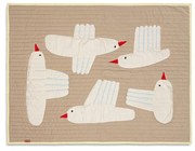 ferm LIVING - Bird Quilted Blanket Sand ferm LIVING