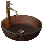 Kamalu - lavabo piccolo da appoggio 34 cm in ceramica litos-233