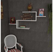 Mensola da parete TWIST 49,4x104 cm bianca