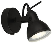 Searchlight 1541BK - Faretto da parete FOCUS 1xGU10/50W/230V nero