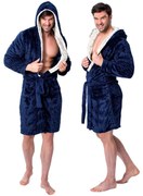 Accappatoio Jordan Powder Navy - Ecru Men M