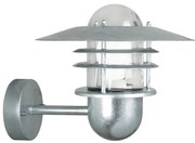 Nordlux - Lampada da parete per esterni AGGER 1xE27/60W/230V IP54 argento