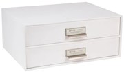 Cassetto portadocumenti bianco a 2 livelli , 33 x 22,5 cm Birger - Bigso Box of Sweden