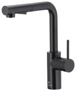 KFA Armatura 6623-110-81 - Rubinetto lavello con doccetta estraibile DUERO BASIC opaco nero