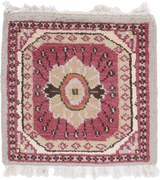 Agra Tappeto 30 x 30 (Indian) Annodato A Mano