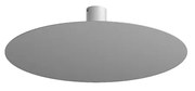 Plafoniera Moderna Disk Metallo Grigio 7 Luci Gx53