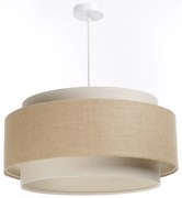 Lampadario a sospensione con filo DOBLO 1xE27/60W/230V beige/color crema
