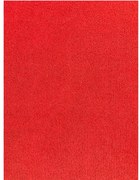 Tappeto zerbone agugliato sintetico rosso