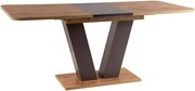 Tavolo allungabile Platon in rovere wotan/marrone - L136-176 cm