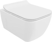 Mexen Margo WC Rimless con sedile a chiusura rallentata slim, duroplast, bianco lucido - 30420800