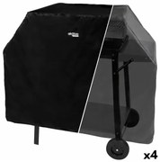 Coperchio di protezione per barbecue Aktive Nero 4 Unità 142 x 120 x 60 cm