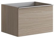 Mobile da bagno sotto lavabo Pixel olmo rousseau L 60 x H 40 x P 45.5 cm 2 cassetti, lavabo non incluso