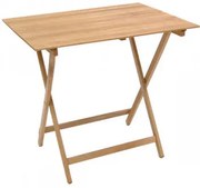 Tavolo da picnic in legno di faggio colore naturale cm 60 x 80