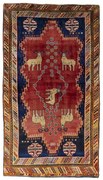 Gabbeh Tappeto 130 x 230 Rosso (Iran) Annodato A Mano