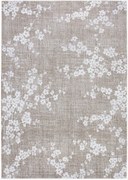 Tappeto jacquard lavabile da interno-esterno Sakura