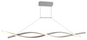 Lampadario Led da soffitto Twist Bianco 22W Dimmerabile con temperatura colore regolabile con telecomando M LEDME