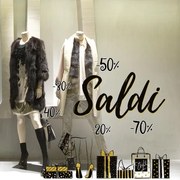 Saldi shopping | Vetrofania