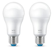 WiZ - Lampadine Smart Color 8,5W 806lm 2200-6500K RGB 2-pack E27 WiZ