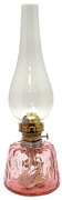 Lampada a olio POLY 38 cm rosa