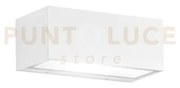 Applique alluminio colore bianco step 2 luci attacco e27 l.30cm bie...
