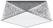 Plafoniera HEXA 2xE27/60W/230V argento