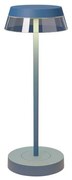 Redo 90310 - Lampada da tavolo LED dimmerabile ILUNA LED/2,5W/5V 3000 mAh IP65 blu
